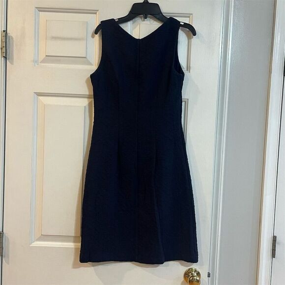 J. McLaughlin Women's XS Navy Blue Sleeveless Knee Length Dress - Picture 5 of 5